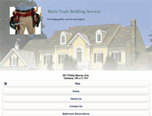 Tablet Screenshot of multitradebuildingservices.com